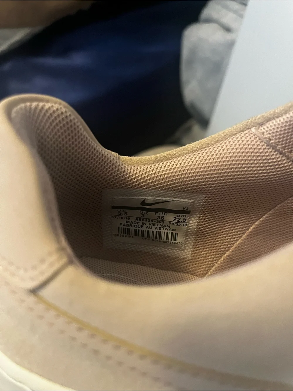 Nike Women’s Low-Top Sneakers in Blush Pink